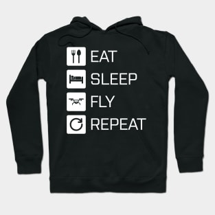 Eat Sleep Fly Repeat Hoodie